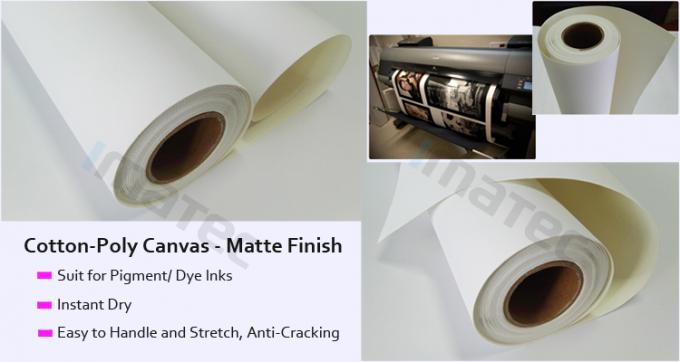 matte inkjet cotton canvas roll for epson canon hp wide format canon wide format paper