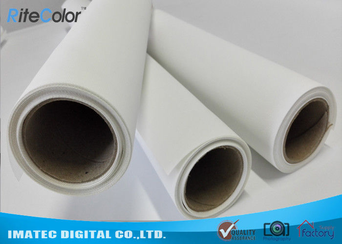 Waterproof 280gsm Matte Polyester Canvas Rolls Single Side For Giclee