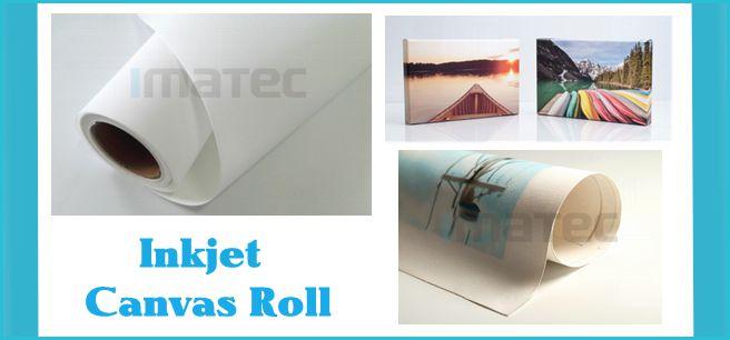 360 gsm Eco Solvent Glossy Digital Printable Canvas Roll For Eco ...