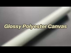 Glossy Polyester Canvas Roll For Large Format Inkjet Printing
