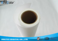 Inkjet Print Fabric Polyester Canvas Rolls With Blank White Matte Coated Surface