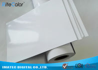 Single Side Inkjet Printing Cast Coated Paper , White Large Format Glossy Photographic Paper