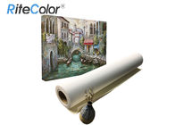 Water Based Inkjet Printable Canvas / 100% Cotton Art Canvas Rolls Matte Surface