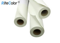 Premium 320gsm Matte Poly Cotton Canvas Rolls For Printing Aqueous Pigment Ink