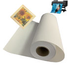 Waterproof Inkjet Digital Printing Cotton Canvas Fabric Roll For Aqueous Inks