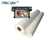 30 Meters Length Inkjet Cotton Canvas 360gsm Matte Finish Pigment Dye Ink Printing