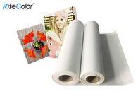 Wide Format Inkjet Printable Canvas , 260gsm Matte Polyester Canvas Fabric