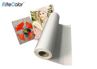 Wide Format Inkjet Printable Canvas , 260gsm Matte Polyester Canvas Fabric
