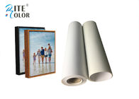 Medium Textured Polyester Canvas Rolls Matte Bright White 24&quot; 36&quot; 44&quot; 50&quot; 60&quot;