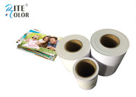 Glossy Dry Inkjet Minilab Photo Paper , Mircorporous RC White Paper