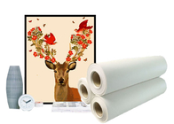 Poly Cotton Canvas Roll Anti Cracking 360gsm Digital Inkjet Aqueous Printing