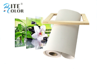 Polyester Cotton Blend Inkjet Canvas Photo Paper Waterproof Coated For Printer