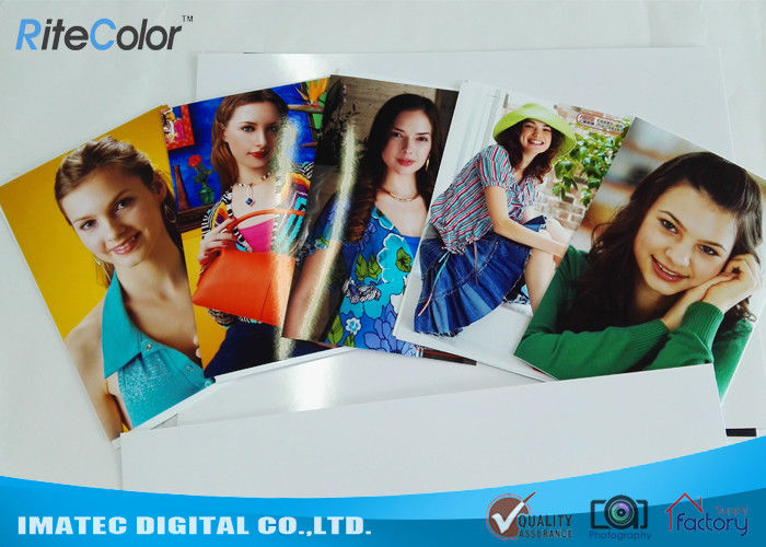 4R A1 A2 Inkjet Printing Cast Coated Photo Paper Glossy Anti Curling