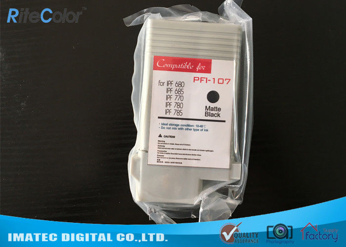 Compatible PFI - 107 Ink Cartridges Wide Format Inks For Canon IPF780 IPF685 Printers