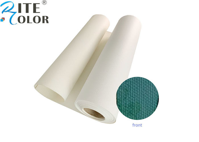 Matte / Glossy Inkjet Cotton Canvas 360g Pure Cotton Canvas Roll For Large Format Printing