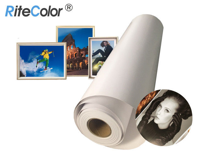 190gsm Glossy Luster Resin Coated Photo Paper 2 Inch / 3 Inch Core For Canon IPF8000