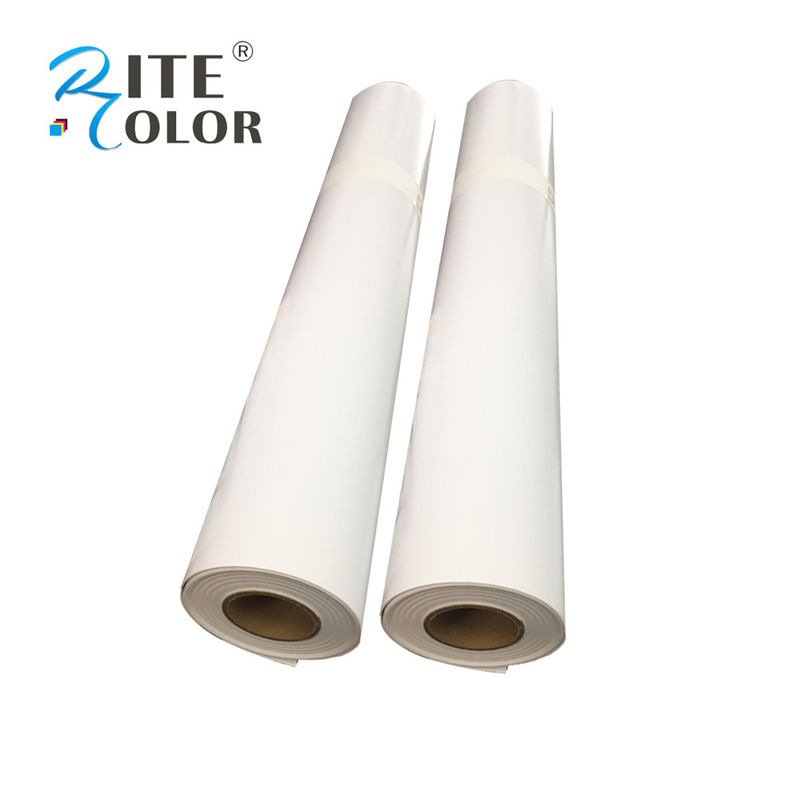 100 Feet Per Roll Eco Solvent Media Photo Gloss Paper White 230gsm Waterproof