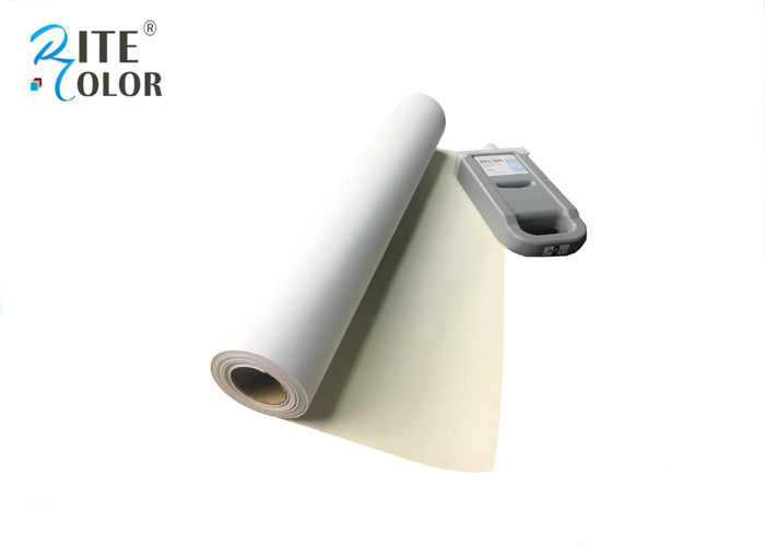 One Side Matte Polyester Canvas Rolls 220gsm Extra Long Inkjet Canvas Rolls