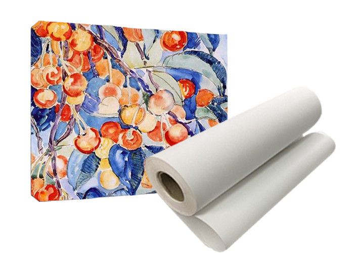 Glossy Polyester Canvas Roll For Eco Solvent Wide Format Printers