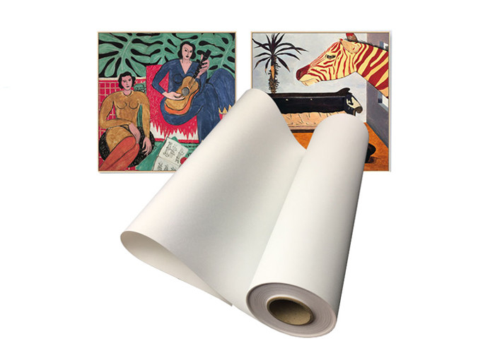 Large Format Inkjet Polyester Cotton Canvas For Inkjet Printers