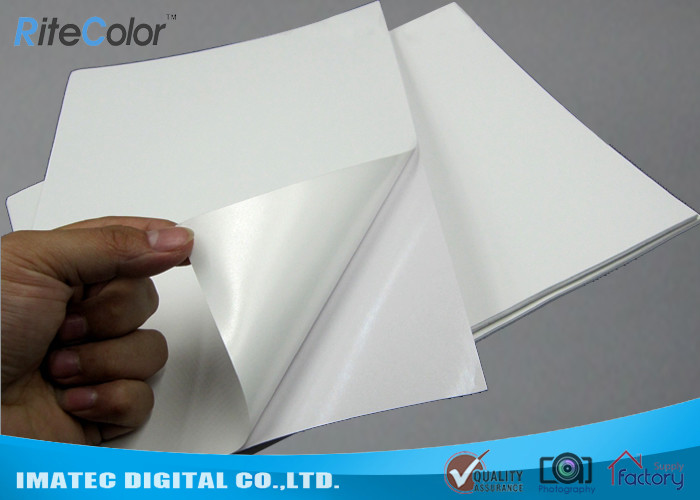 Water Resistant Matte PP Synthetic Paper , Self Adhesive Sticker Poly Poster Paper