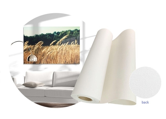 Inkjet Printing Matte Coated Cotton Canvas Roll Pigment Dye Fine Art
