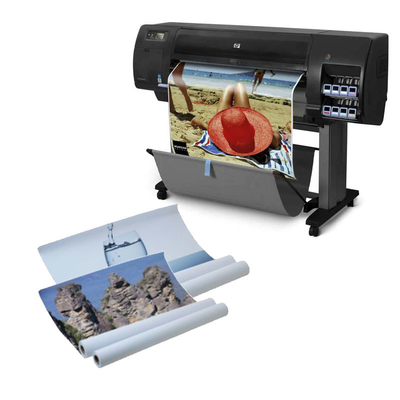 Inkjet Aqueous 260gsm RC Luster Photo Paper Roll For Epson Printing
