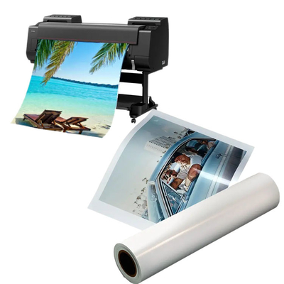 Large Format Waterproof Inkjet Metallic Glossy Photo Paper Roll 250gsm