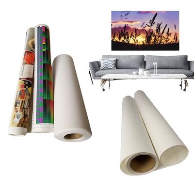 Large Format Printable 260gsm Polyester Matte Canvas For Printing