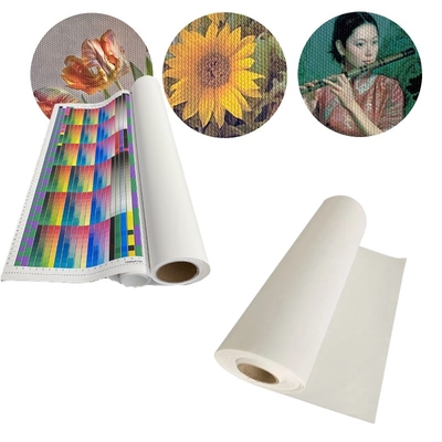 Blank Waterproof Inkjet Printing Canvas 360gsm Matte Polycotton