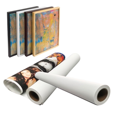 Largr Format Printing Matte 280gsm Polyester Canvas For Eco Solvent Ink