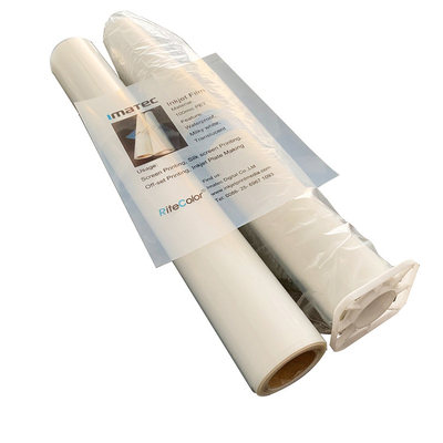 Screen Printing Inkjet Film Transparent Inkjet PET Film Roll For Pigment And Dye Ink