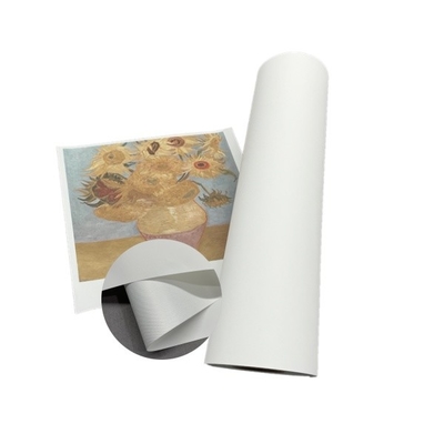 Factory Price Inkjet Polyester Canvas Roll 280gsm Matte Canvas For Inkjet Printing