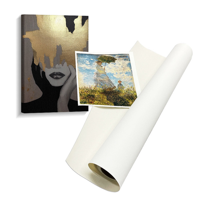 Digital Printing 280gsm Polyester Canvas For Aqueous Ink