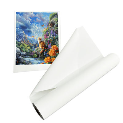 Wide Format Inkjet Printing Polyester Canvas Roll For Inkjet Printers
