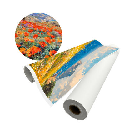 300gsm Poly Cotton Canvas Roll For Large Format Printer And Wall Art