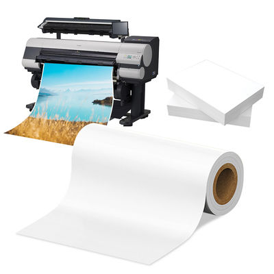90gsm Label Sticker Pigment Dye Inkjet Matte Coating Front Paper For Label Material