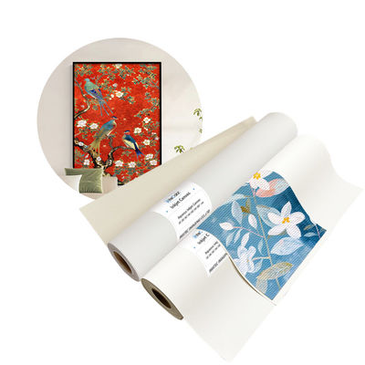 Inkjet Printing Polyester Glossy Art Canvas Rolls Waterproof Eco Solvent 260gsm
