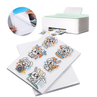 Custom Private Label Printing A3 A4 A5 Size Paper 108gsm Matte Sticker
