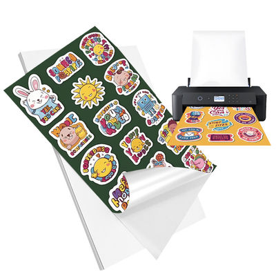 Self-adhesive Label Material 128gsm Matte Sticker Paper For Inkjet Printing