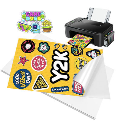 High Glossy Sticker 115gsm Self-adhesive Paper For Dye Ink Printing Only