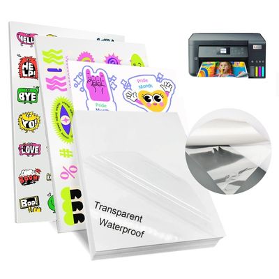 PET Waterproof Transprency Surface 80gsm Sticker Label