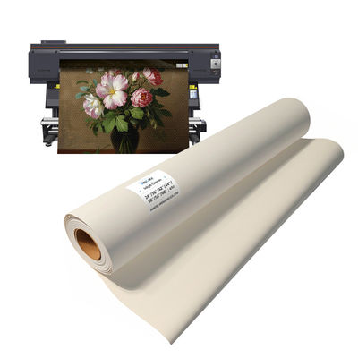 Aqueous Pure Cotton Canvas Roll 360gsm Acid Free For Canon Printer
