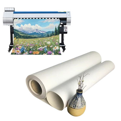 280gsm Matte Polyester Inkjet Canvas Roll for Eco Solvent / Latex / UV Printing