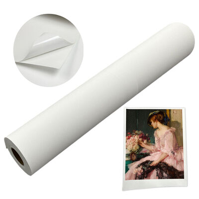 350gsm Matte Textured Waterproof Self-Adhesive Canvas for Premium Wall Art and Home Décor