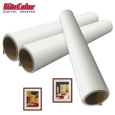 240gsm Silver Metallic Eco-solvent Photo Paper Roll with High Glossy Finish for Eco-solvent and Latex Inks