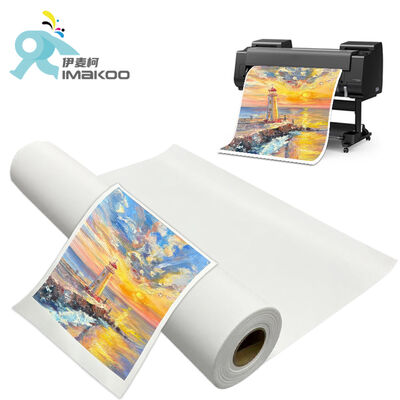 44inch Professional Fine Art 100% Polyester Canvas Rolls Wide Format Blank Matte 280gsm for Inkjet Giclee Printing