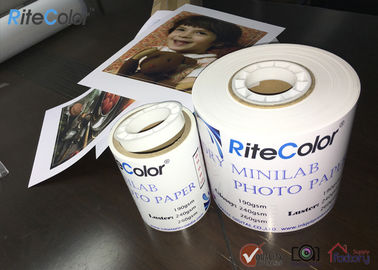 240Gsm Premium Digital RC Inkjet Minilab Photo Paper Roll Glossy & Luster in 4
