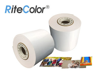 Glossy Inkjet Dry Minilab Photo Paper Roll 240gsm 6 Inches Luster For Fuji DX100