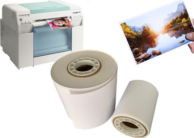 Microporous Inkjet RC Dry Minilab Photo Paper Roll Digital Printing For Fuji Dx100 / DE100